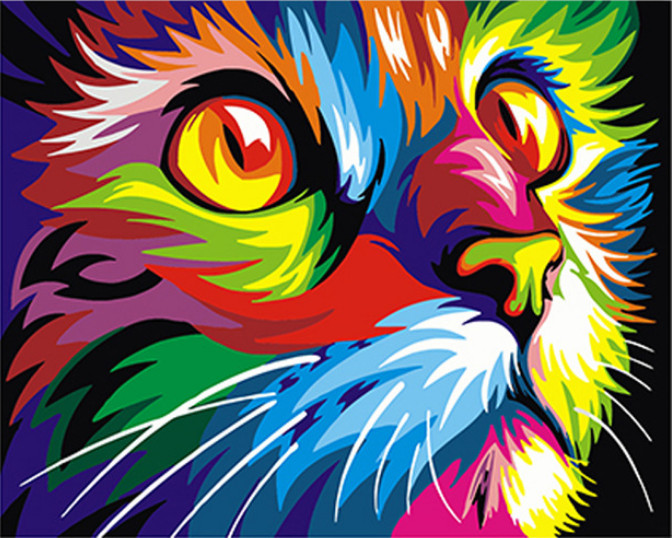 Gaira® Malování podle čísel Kočička M1136