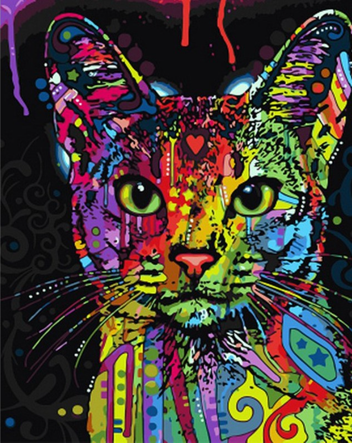 Gaira® Malování podle čísel Kočka M9029