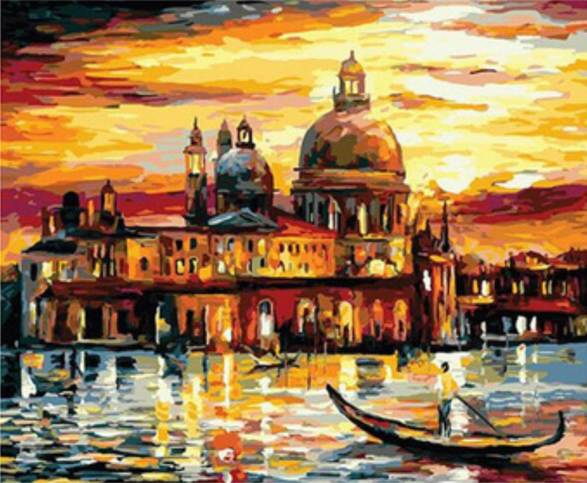 Gaira® Malování podle čísel Benátky M991311