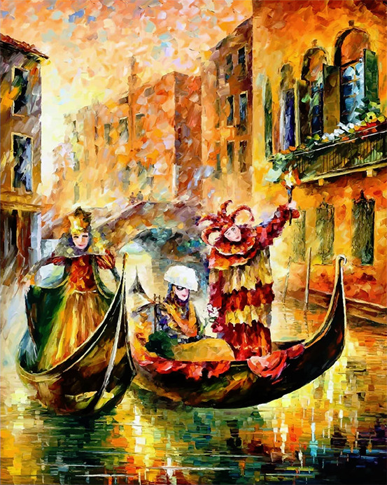 Gaira® Malování podle čísel Benátský karneval M991397