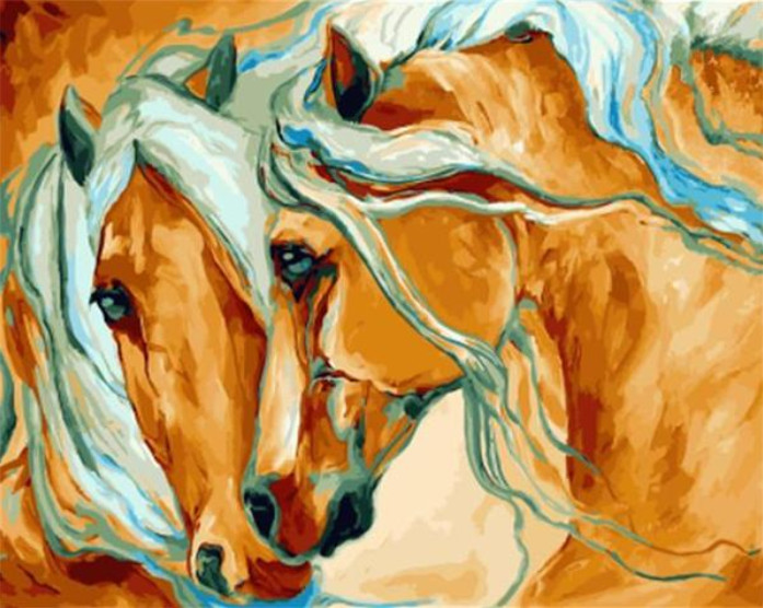 Gaira® Malování podle čísel Koně M991864