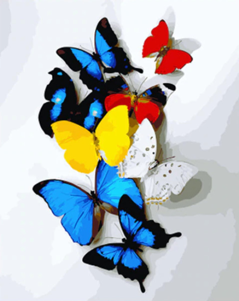 Gaira® Malování podle čísel Motýli M992858