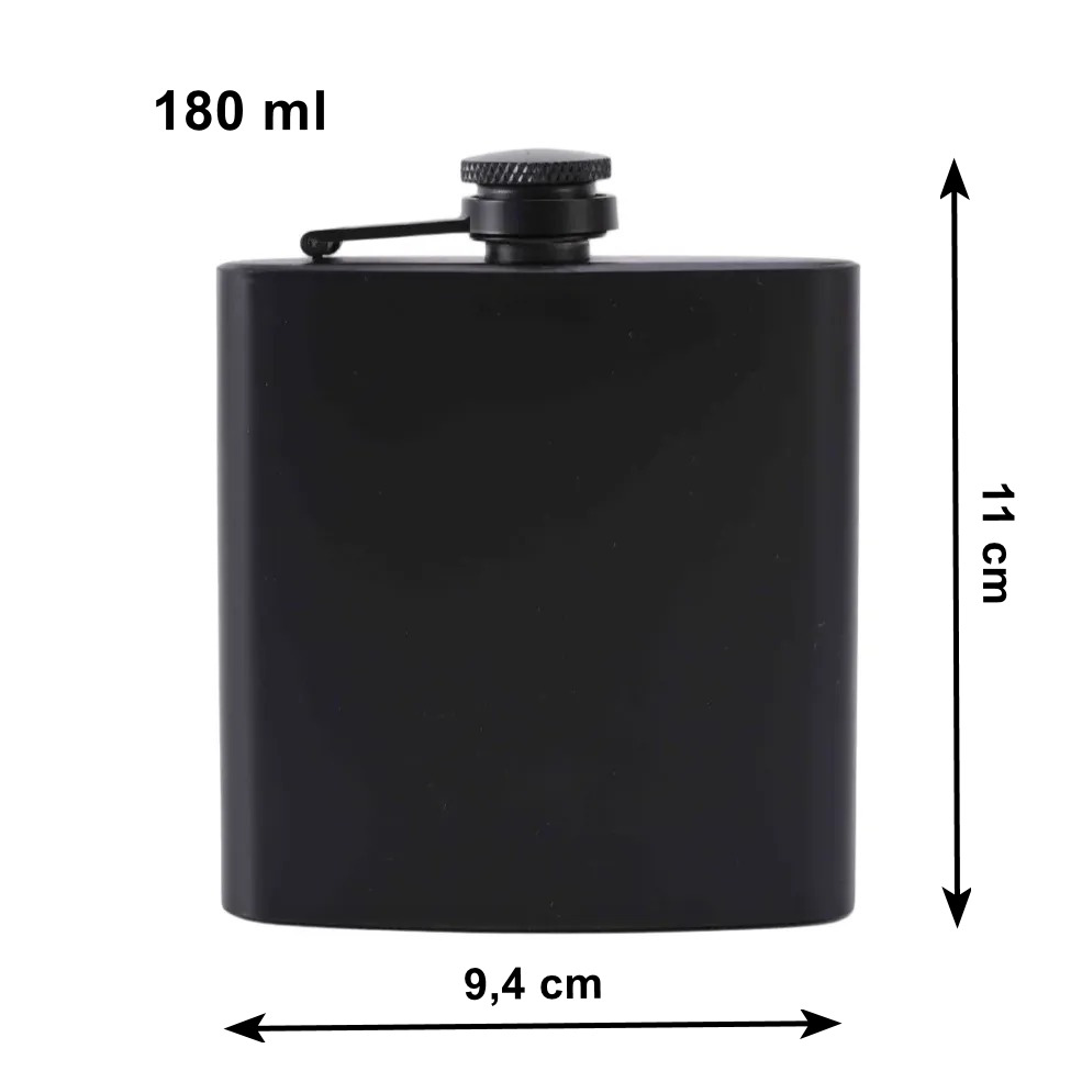 Gaira® Placatka 89304 Black, Objem 210 ml