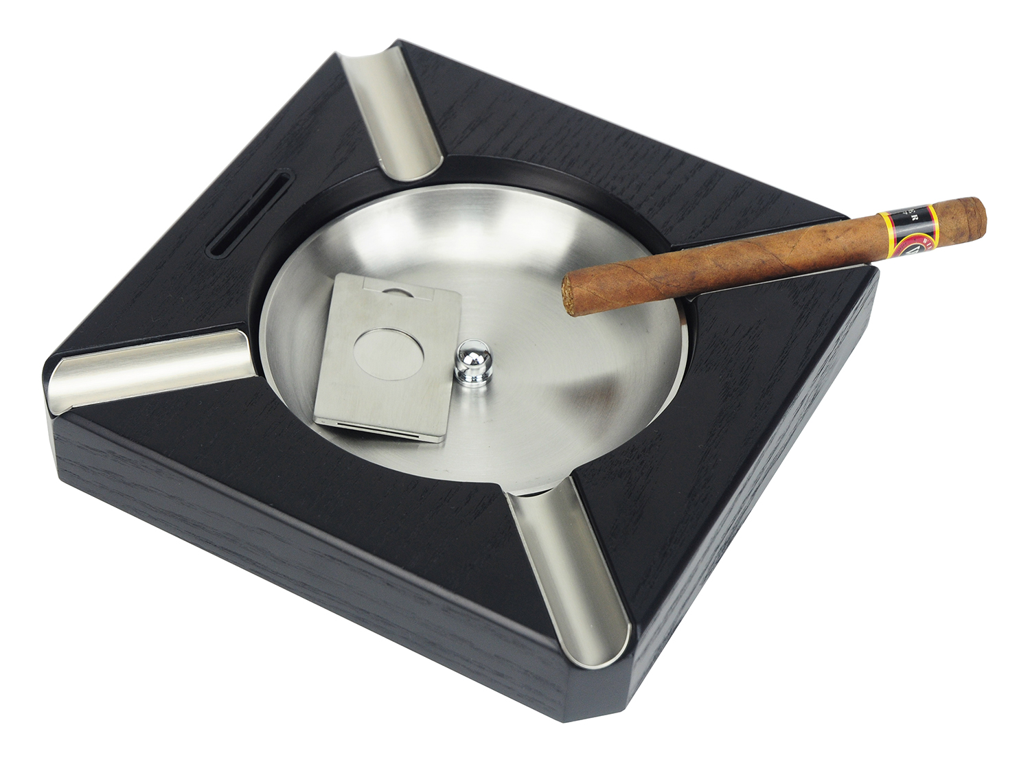 Gaira® Popelník s ořezávačem doutníků 81163-10