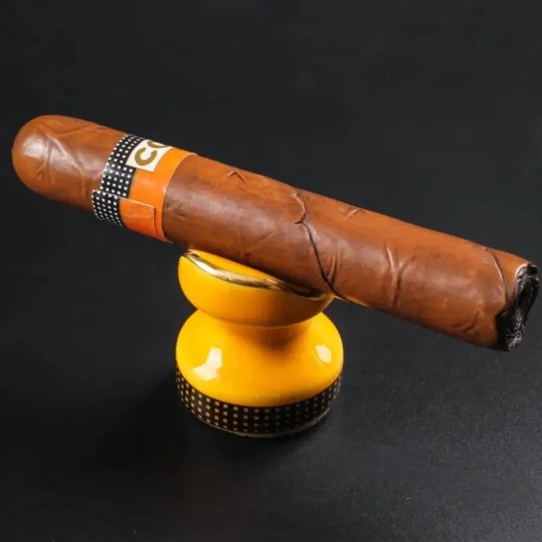 Gaira® Stojánek na doutník 8185, Barva žlutá