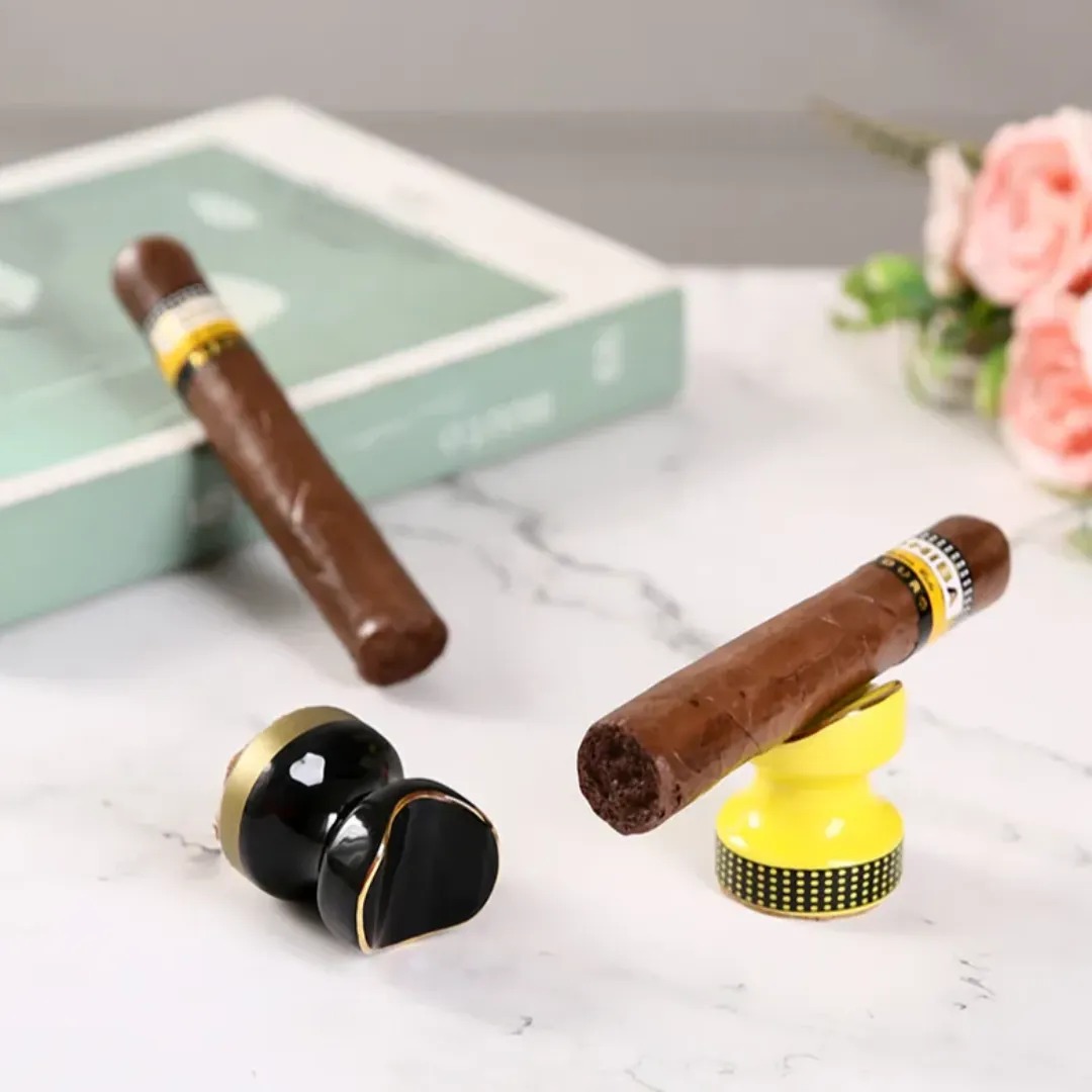 Gaira® Stojánek na doutník 8185, Barva žlutá