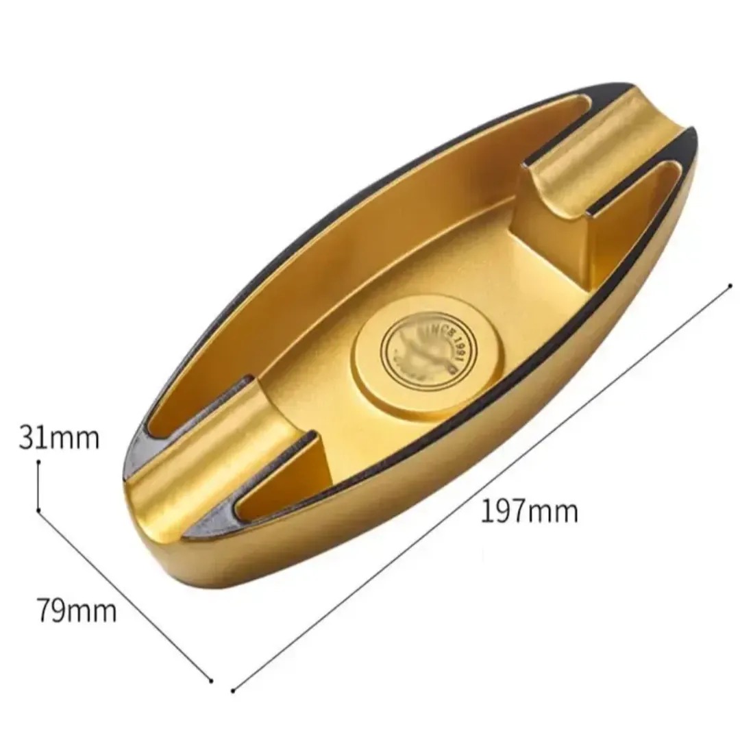 Gaira® Popelník na doutníky 8455, Barva zlatá