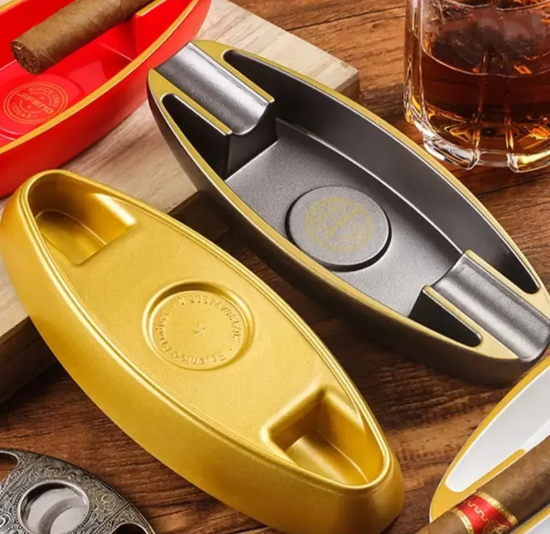 Gaira® Popelník na doutníky 8455, Barva zlatá