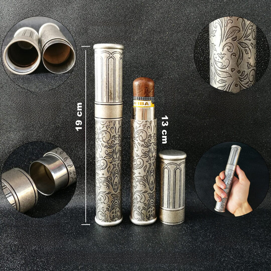 Gaira® Pouzdro na doutník 8023, Barva bronzová