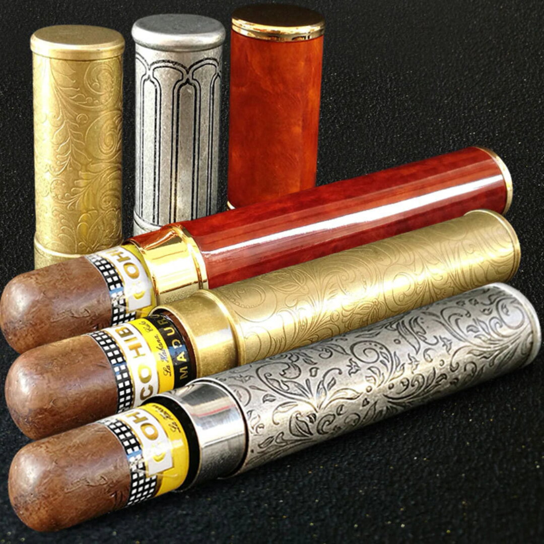 Gaira® Pouzdro na doutník 8023, Barva bronzová