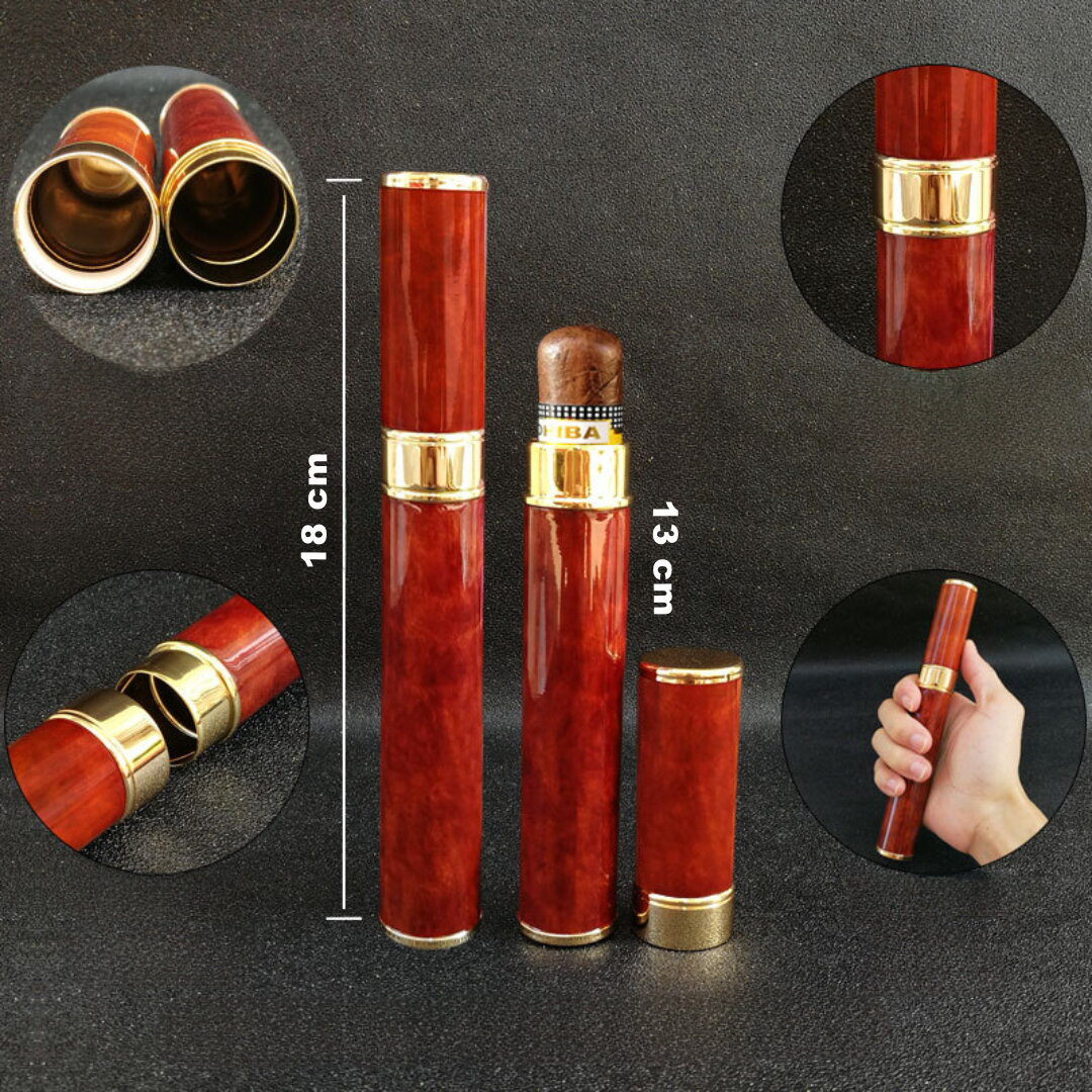 Gaira® Pouzdro na doutník 8023, Barva bronzová