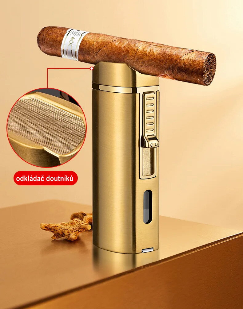 Gaira® Plynový zapalovač 8013, Barva šedá