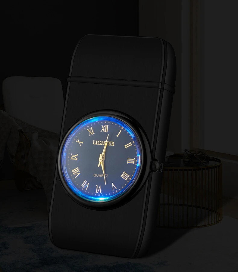 Gaira® Plynový zapalovač Watch 8016, Barva hnědá