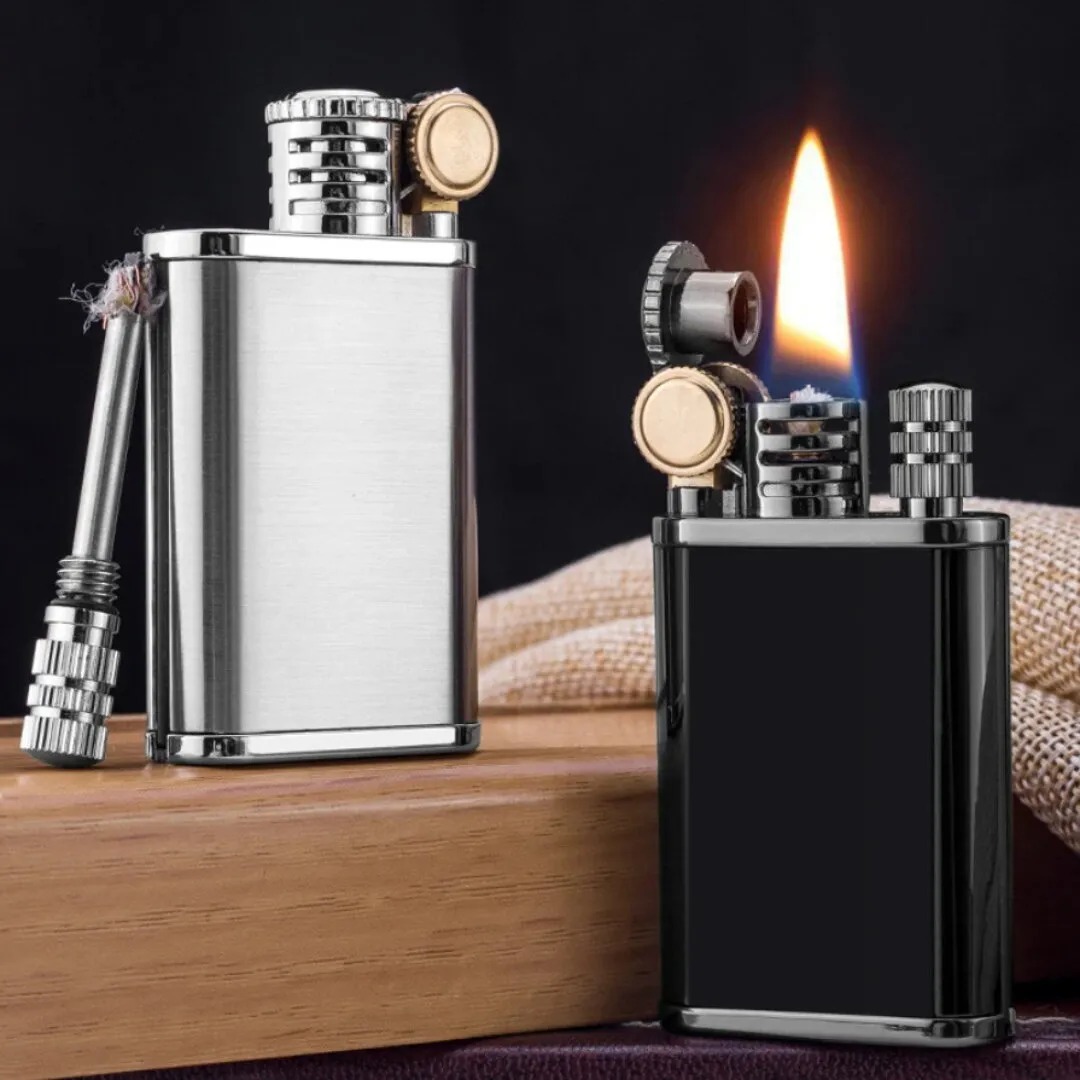 Gaira® Benzínový zapalovač 8803, Barva stříbrná
