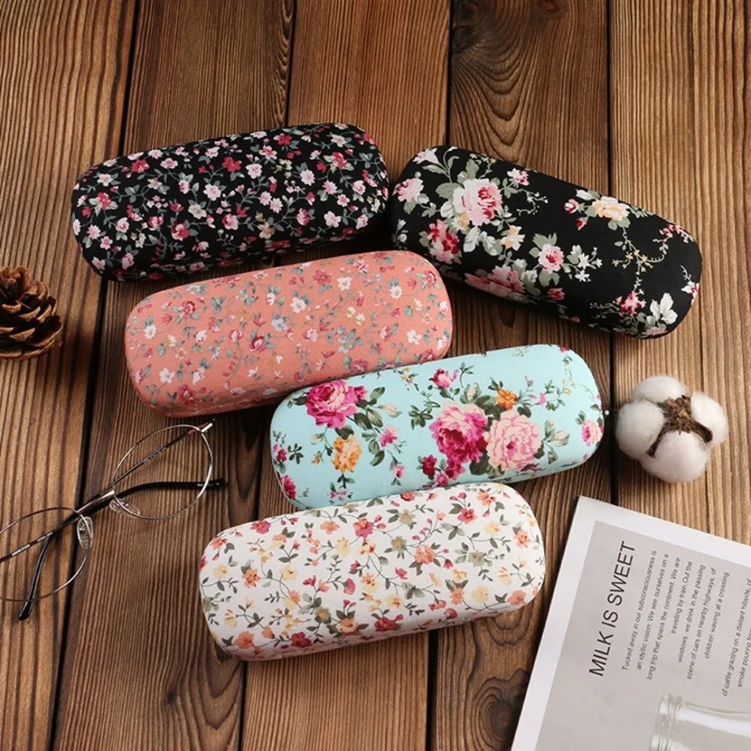 Gaira® Pouzdro na brýle Flower 72403, Barva černá