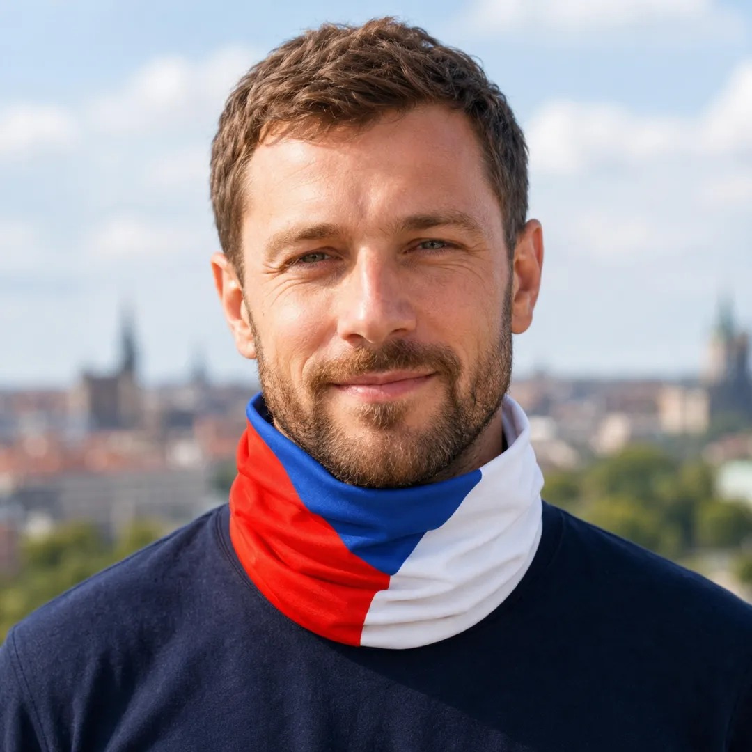 Gaira® Šátek Česká vlajka 7238