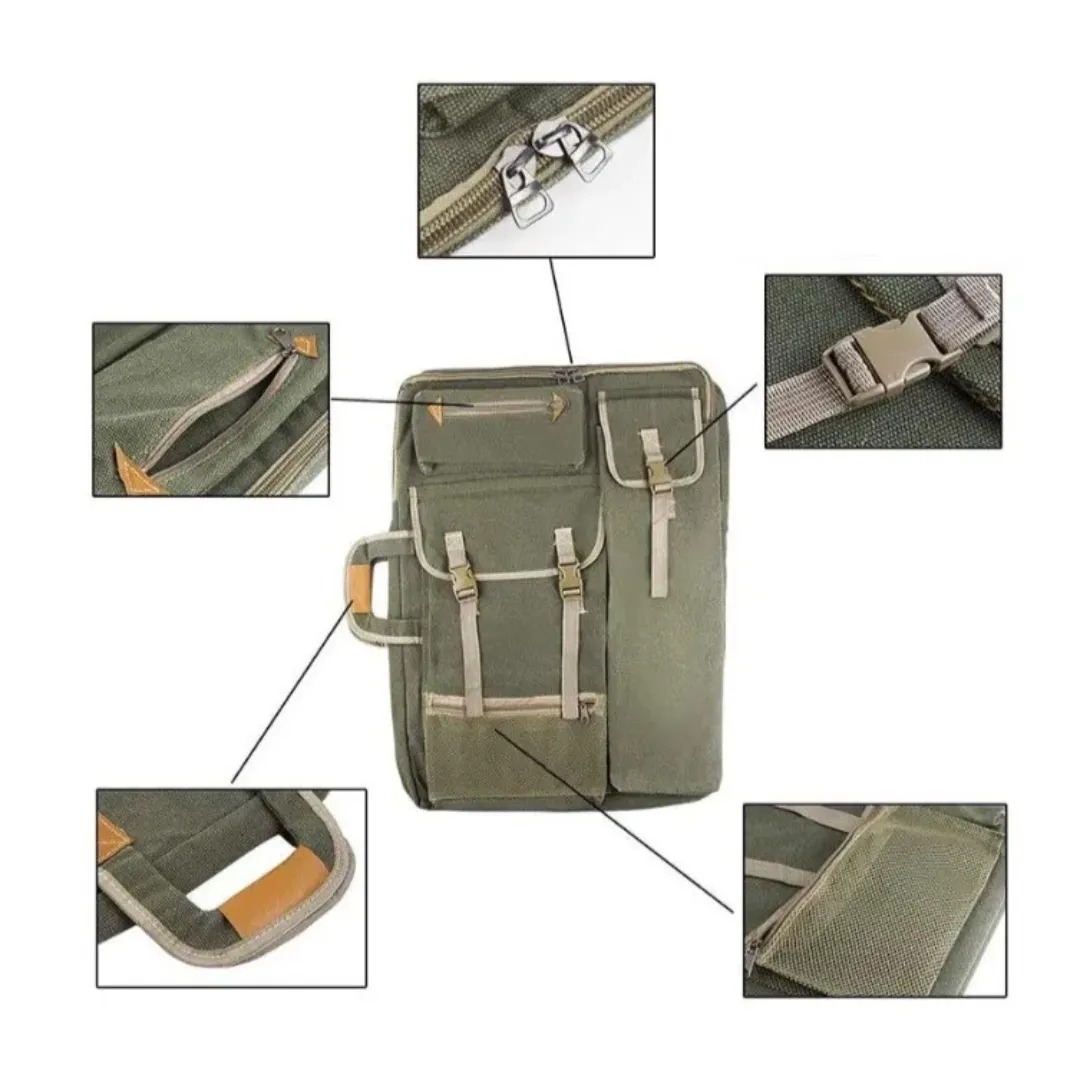 Gaira® Malířský batoh 5772, Barva šedá