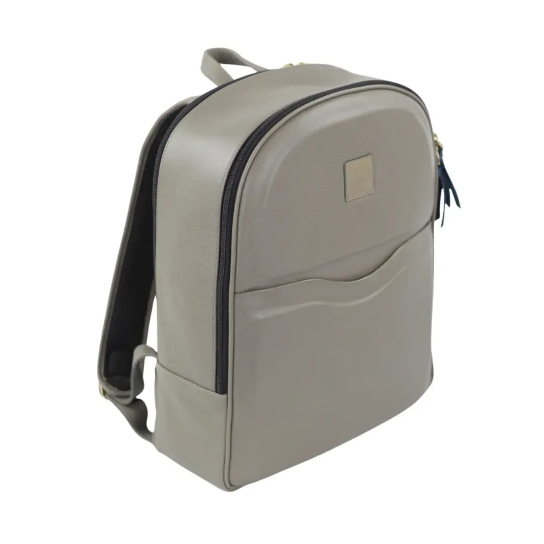 Gaira® Kožený batoh 58012, Barva béžová