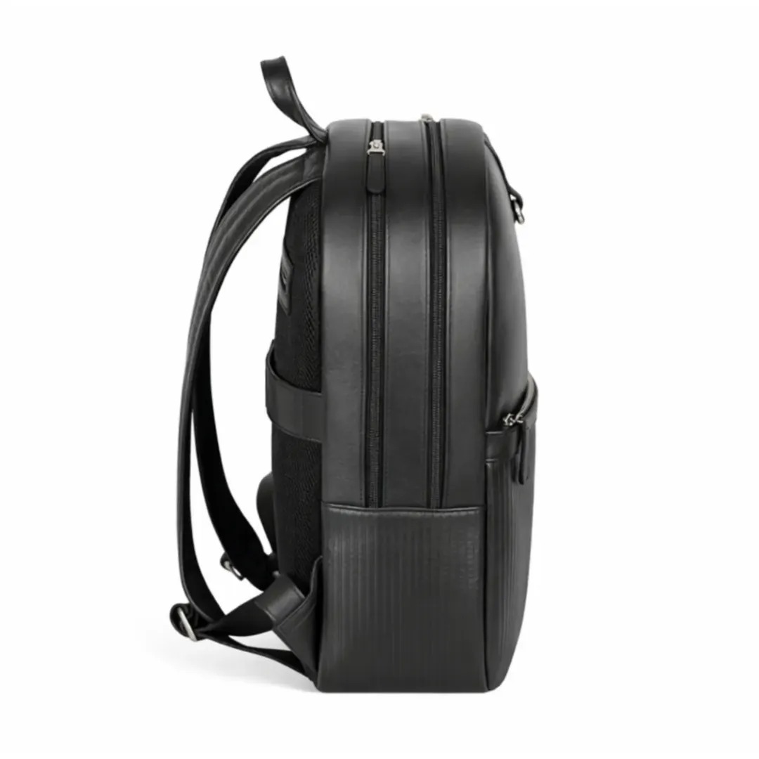 Gaira® Kožený batoh 58014, Barva černá