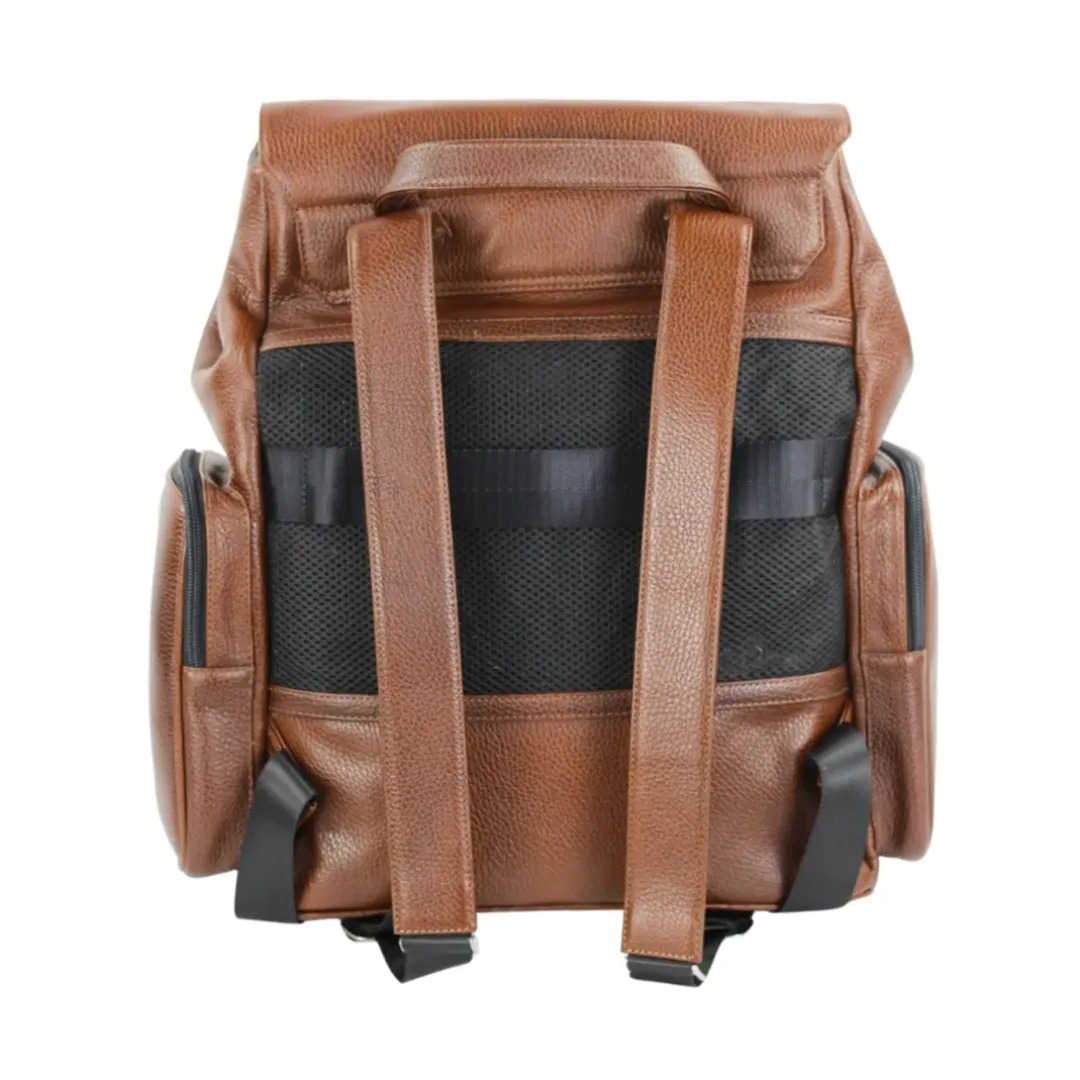 Gaira® Kožený batoh 58019, Barva tmavě hnědá