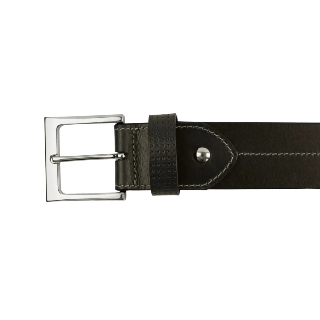 Gaira® Kožený opasek 78001, Barva světle hnědá