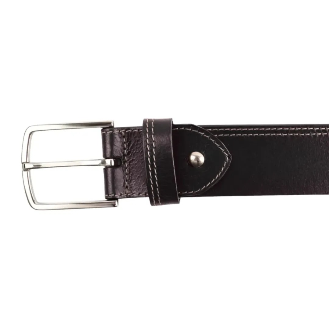 Gaira® Kožený opasek 78003, Barva černá
