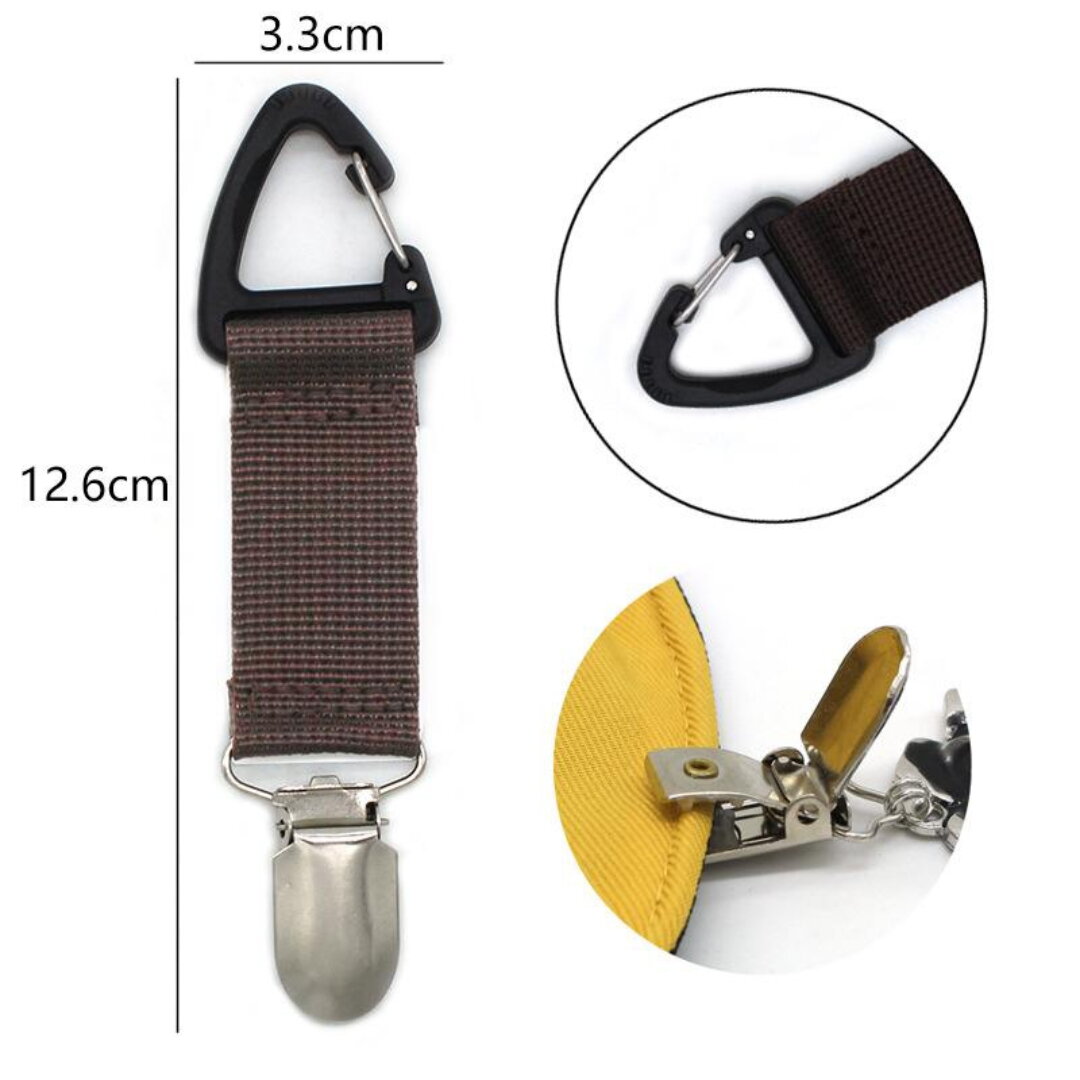 Gaira® Přívěsek na kabelku Klip na klobouk 3336, Barva černá