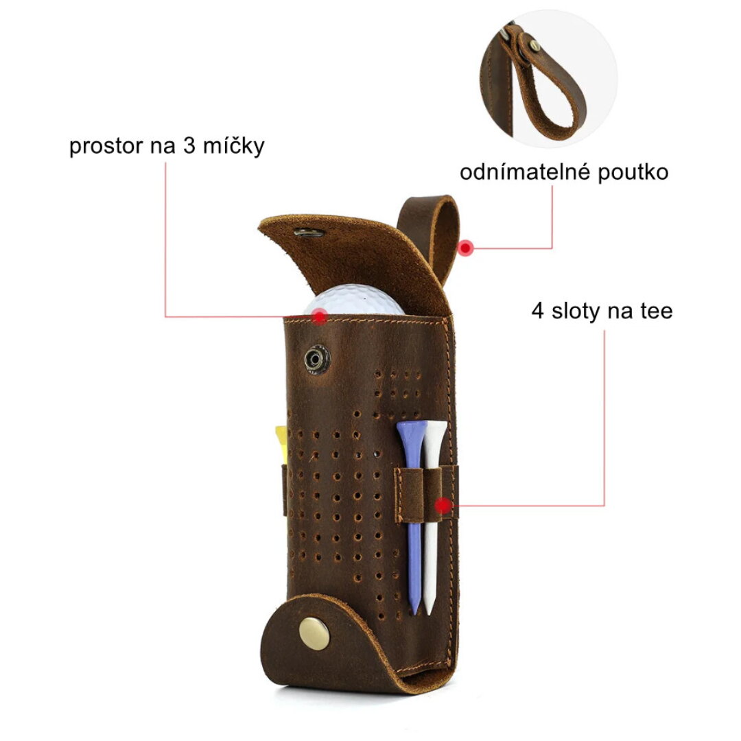 Gaira® Pouzdro na golfové míčky 55014-15