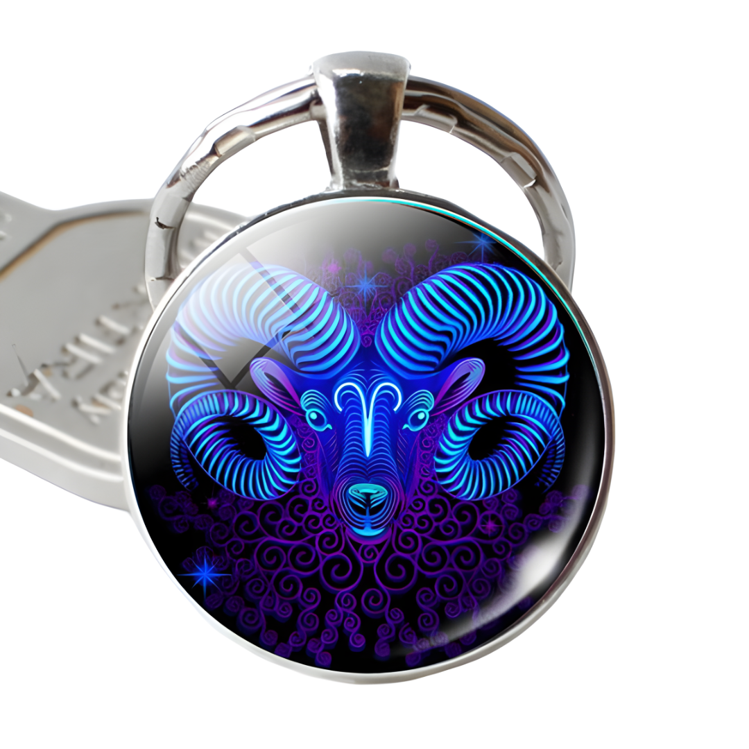 Gaira® Přívěsek na klíče Zodiac 30802, Znamení zvěrokruhu Lev