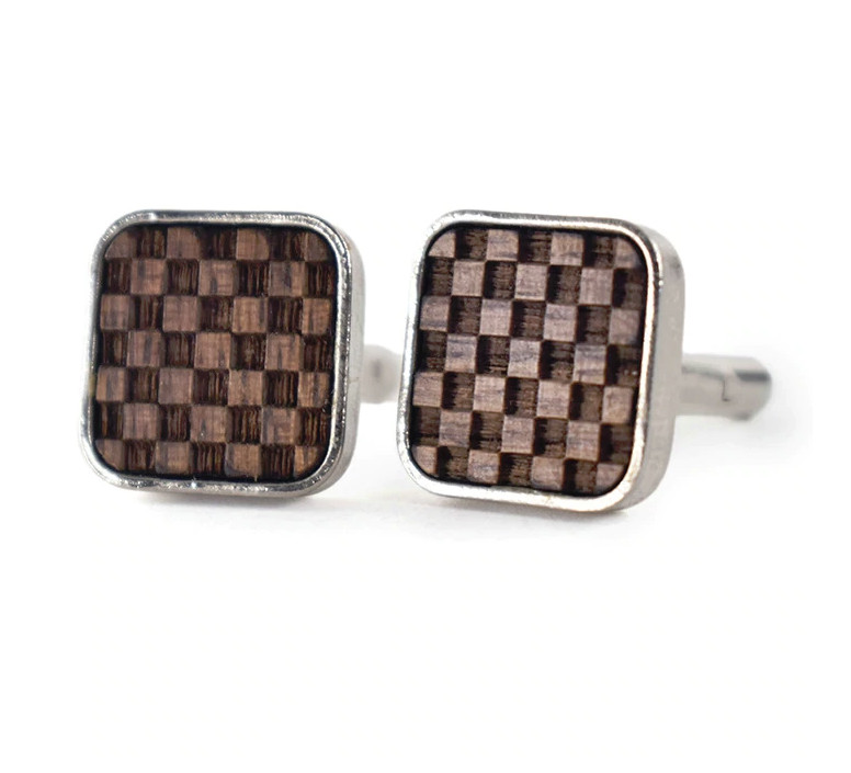 Gaira® Dřevěné manžetové knoflíčky 709113