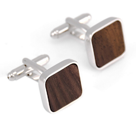Gaira® Dřevěné manžetové knoflíčky 709114