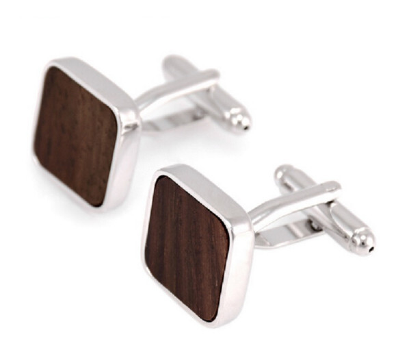Gaira® Dřevěné manžetové knoflíčky 709114