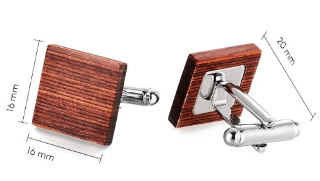 Gaira® Manžetové knoflíčky a spona na kravatu 70325, Barva červená