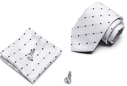 Gaira® Kravata, manžetové knoflíčky a kapesníček 7081-24