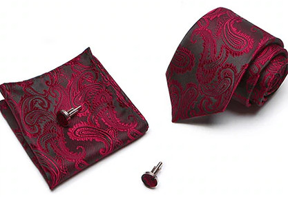 Gaira® Kravata, manžetové knoflíčky a kapesníček 7081-31