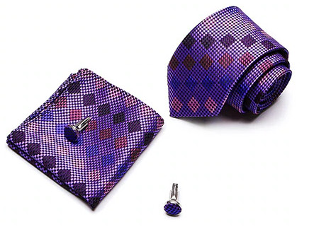 Gaira® Kravata, manžetové knoflíčky a kapesníček 7081-35