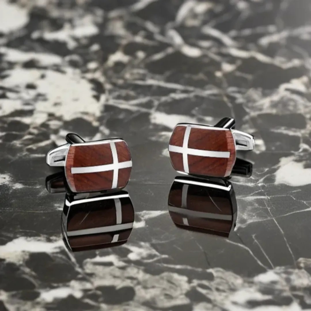 Gaira® Dřevěné manžetové knoflíčky 321508