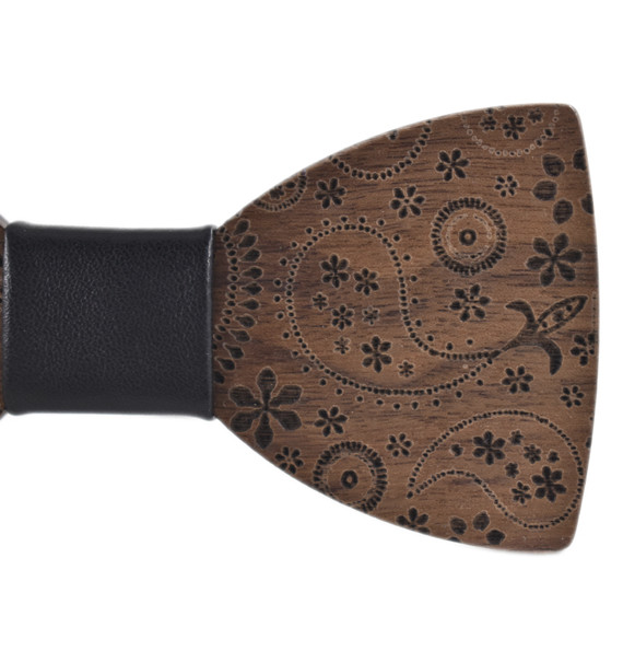 Gaira® Dřevěný motýlek s manžetovými knoflíčky 709052