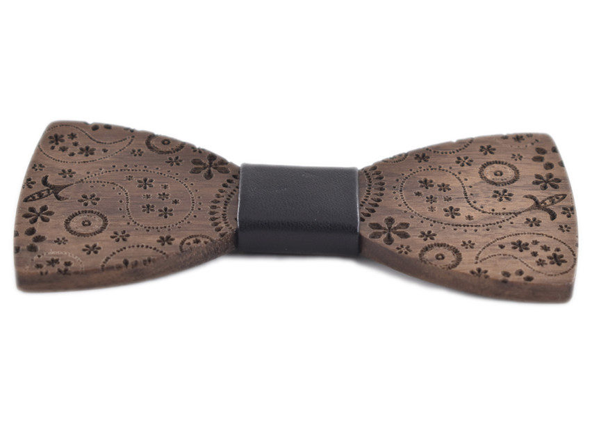 Gaira® Dřevěný motýlek s manžetovými knoflíčky 709052