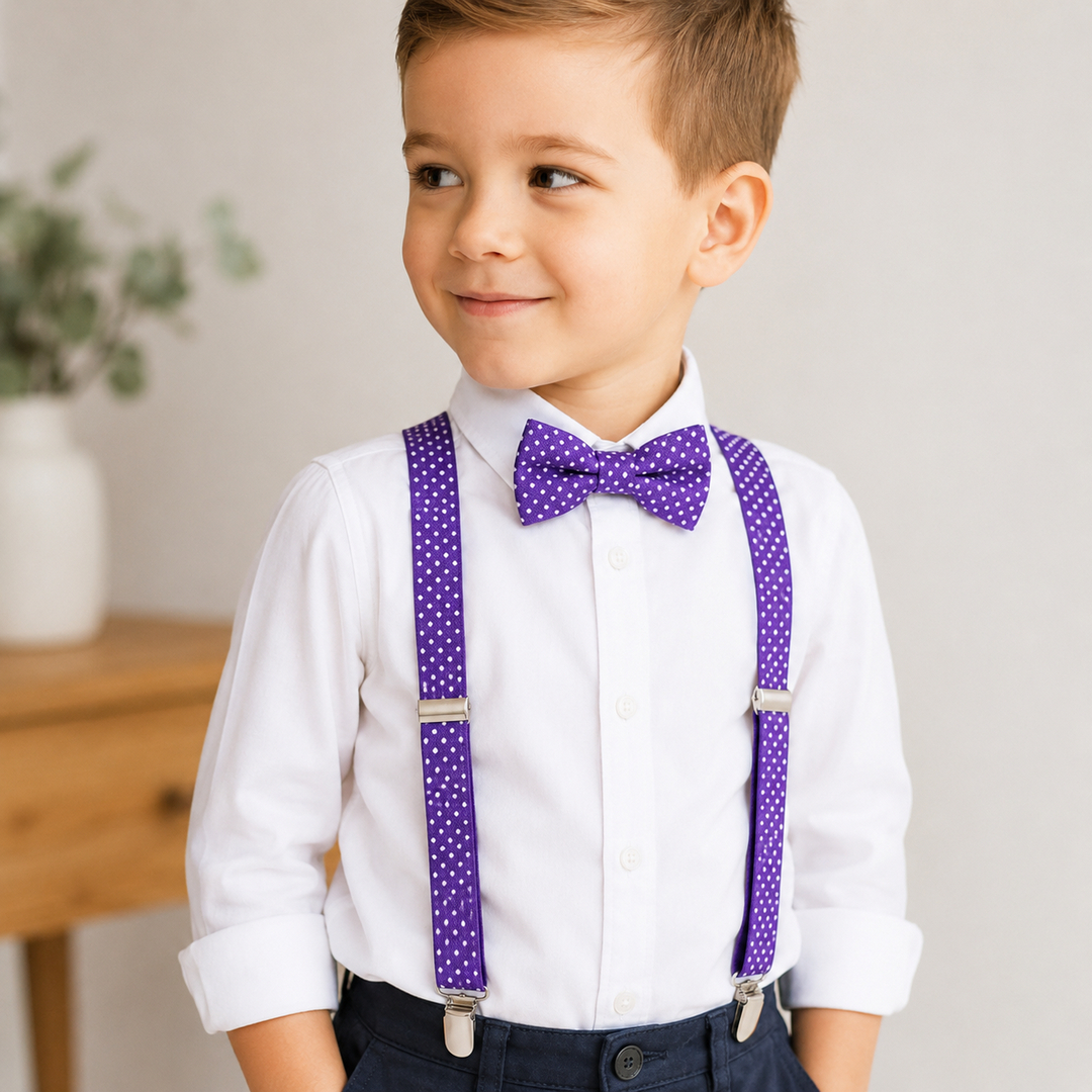 Gaira® Dětský motýlek s kšandami 7267, Barva černá
