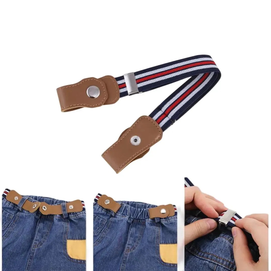 Gaira® Dětský opasek Elastic 7014, Barva černá