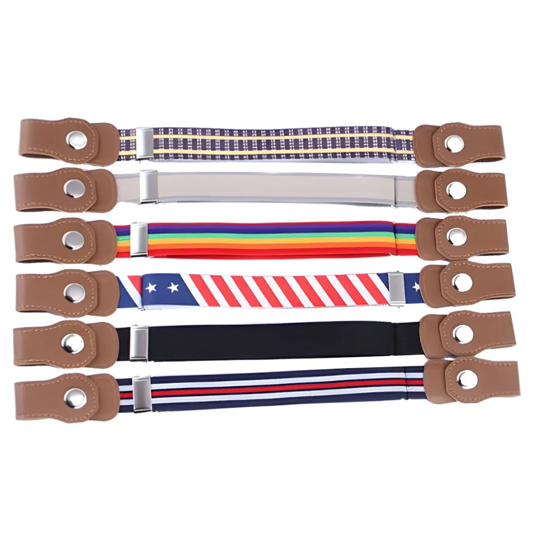 Gaira® Dětský opasek Elastic 7014, Barva černá