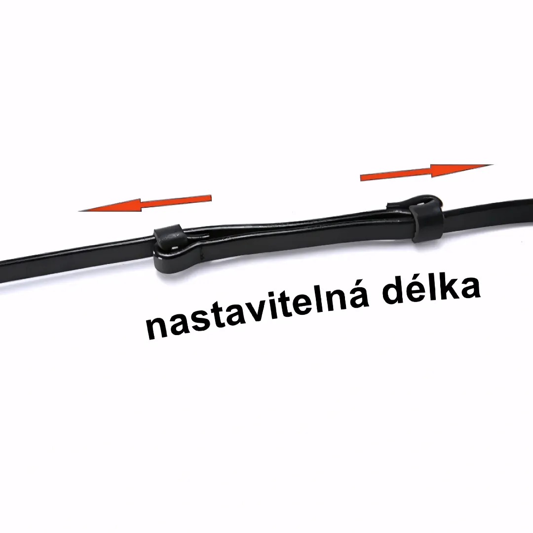 Gaira® Kožený opasek 7133, Barva červená