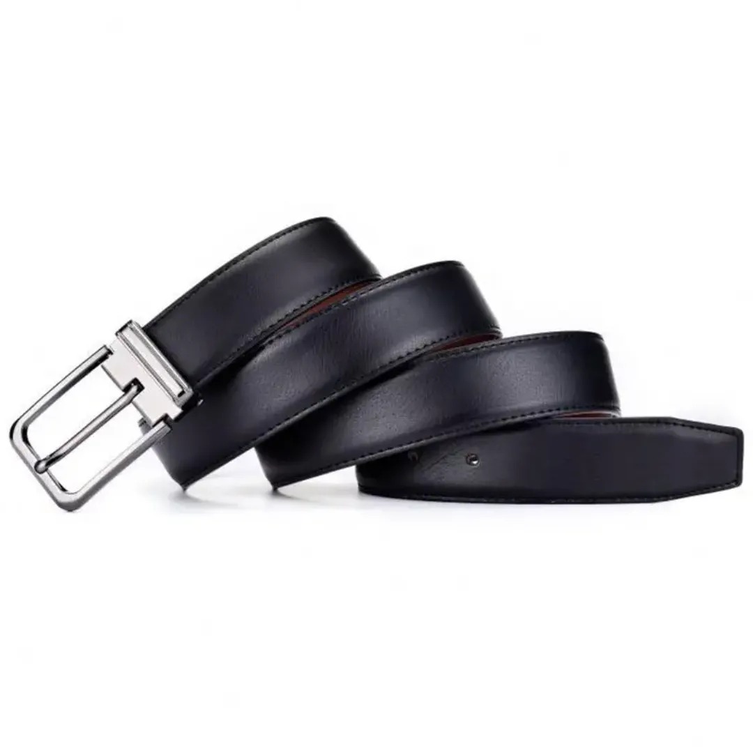 Gaira® Kožený opasek 7180, Barva černá