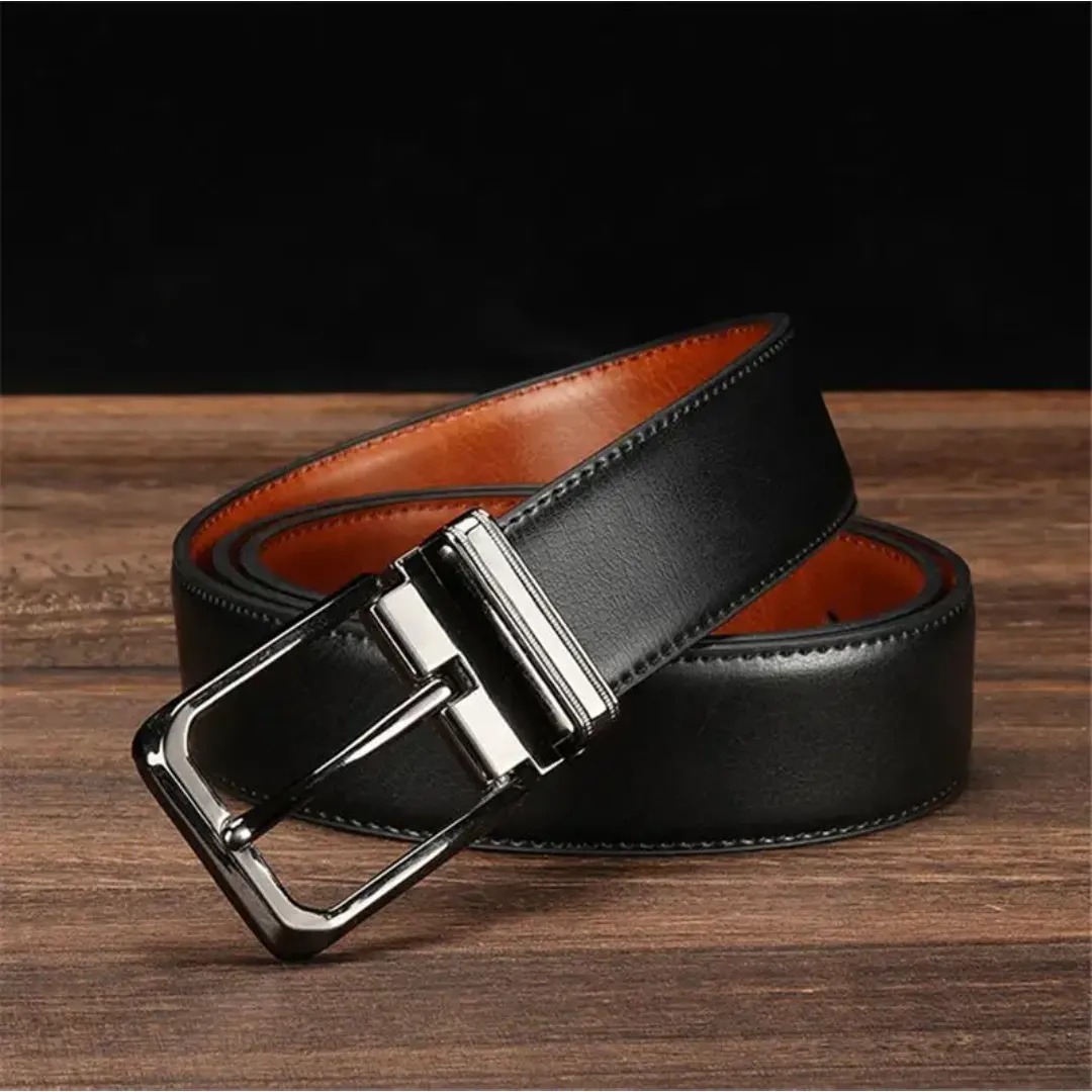 Gaira® Kožený opasek 7180, Barva černá