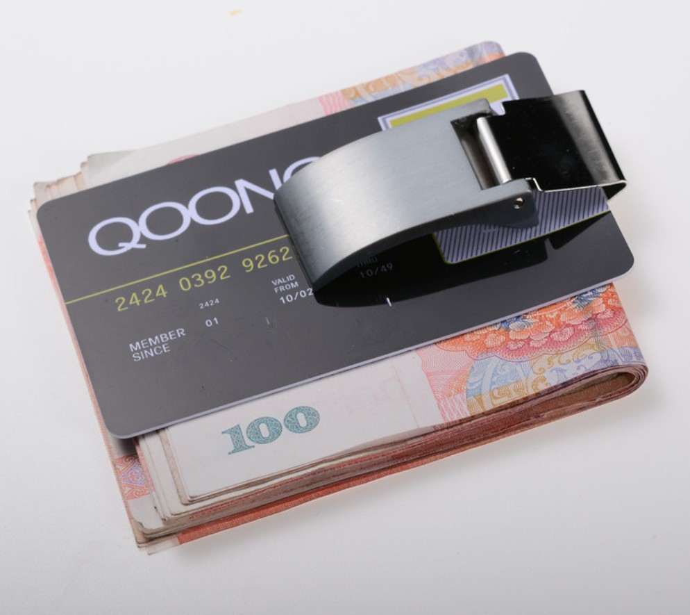 Gaira® Spona na bankovky 70701, Barva stříbrná