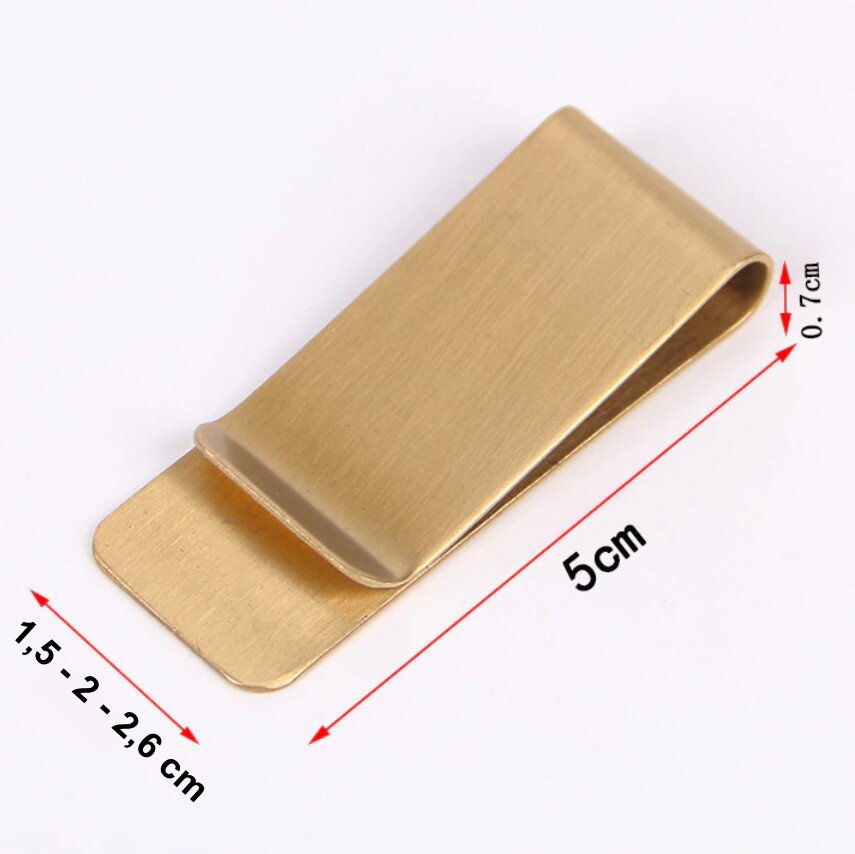 Gaira® Spona na bankovky 70710 Gold, Šířka 1,5 cm