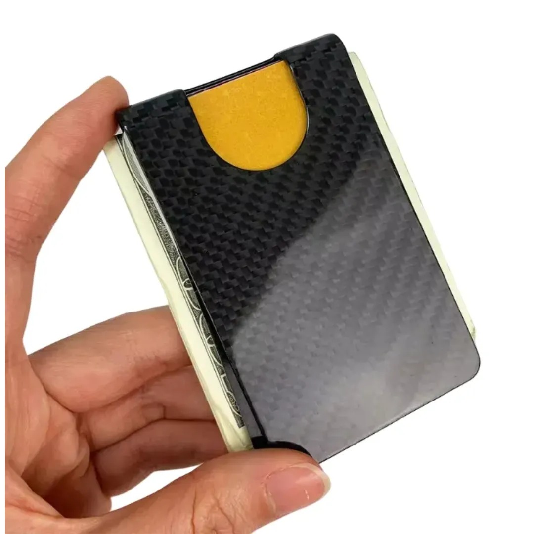 Gaira® Spona na bankovky 70716 Carbon, Barva černá matná