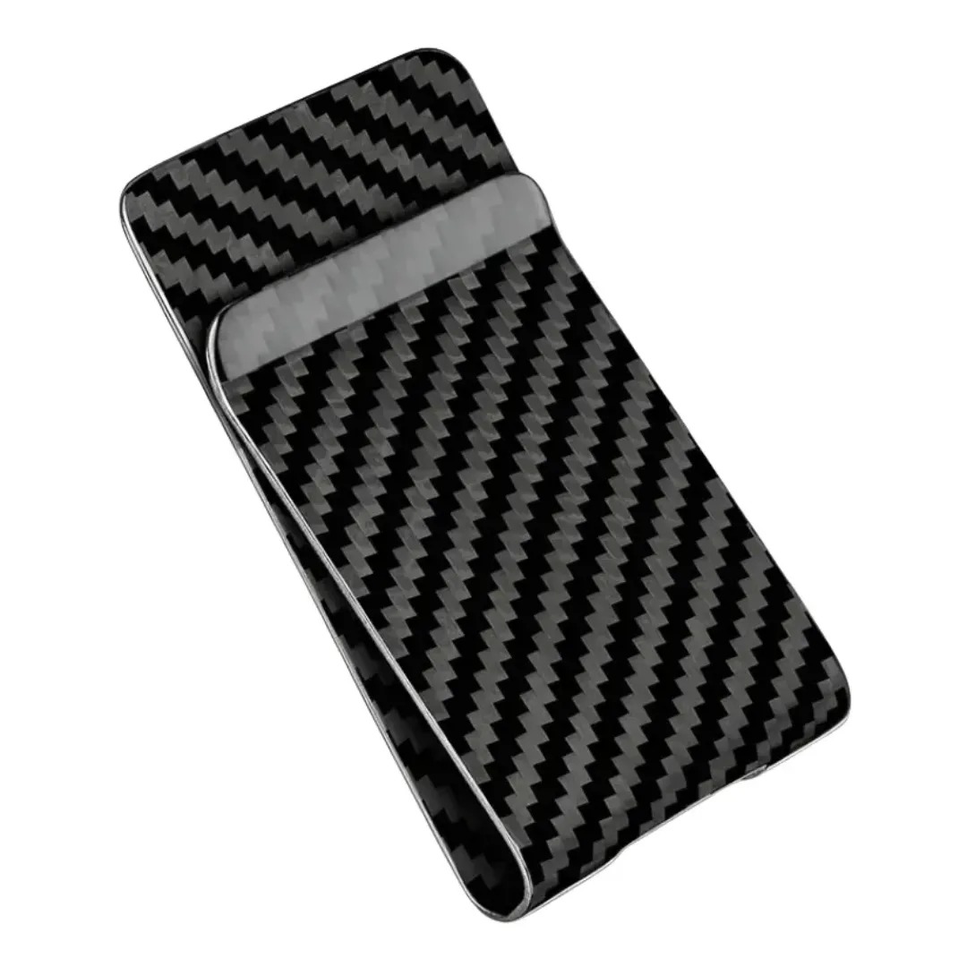 Gaira® Spona na bankovky 70716 Carbon, Barva černá matná