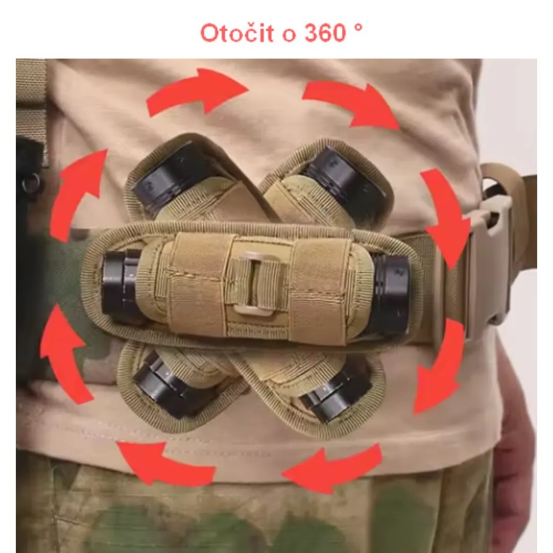Gaira® Pouzdro na svítilnu P140, Barva černá